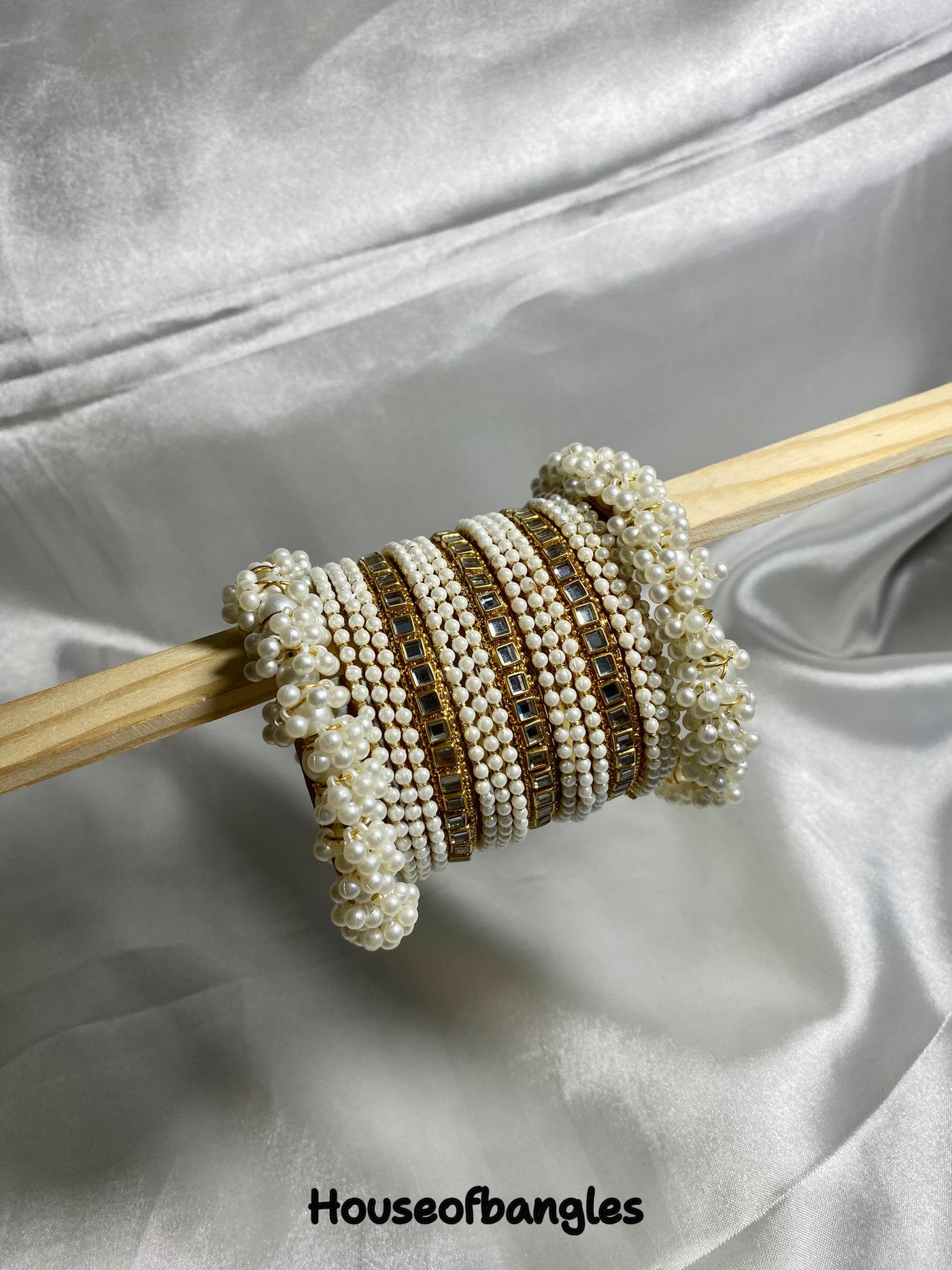 All Pearl Triple Karra Set
